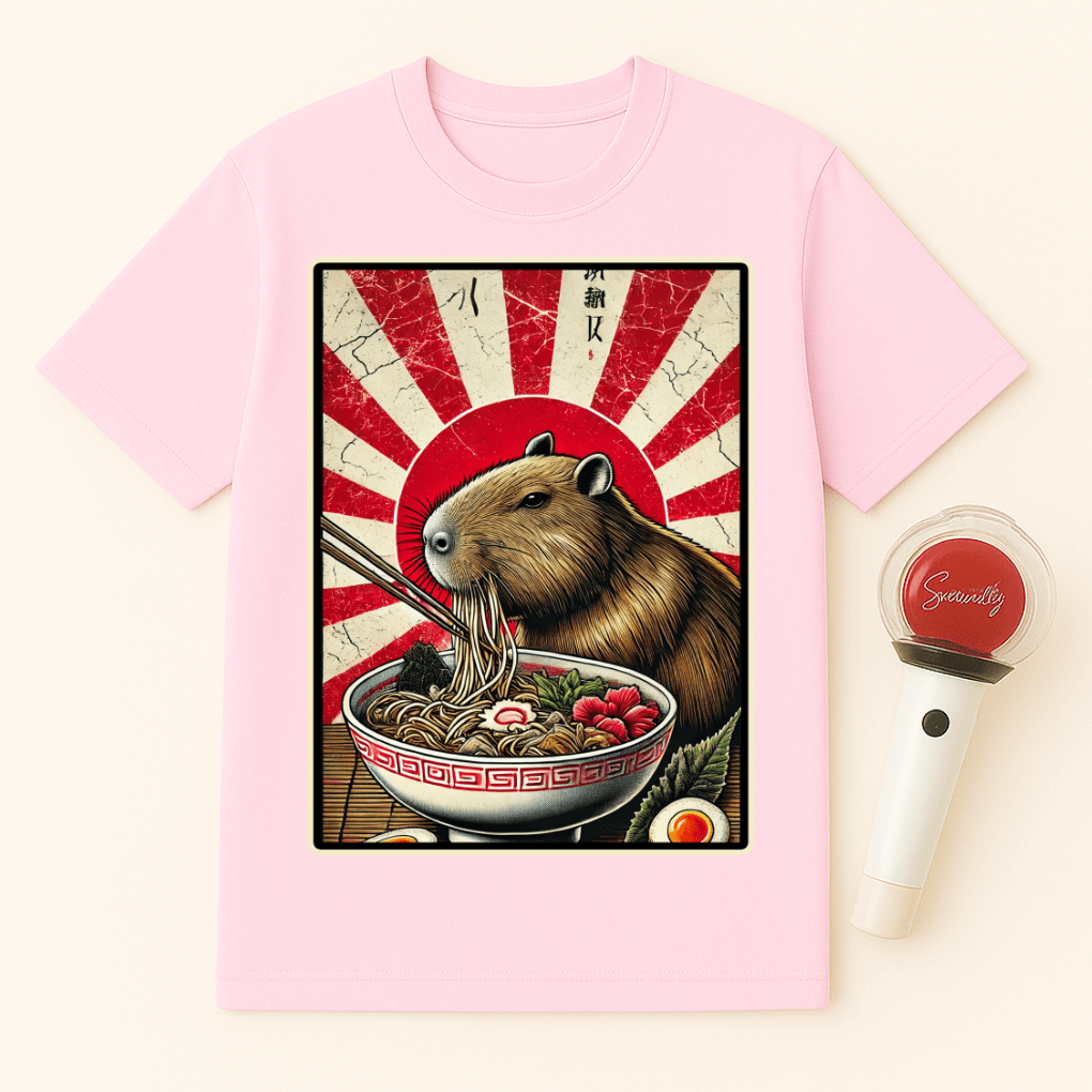 JAPANESE CAPYBARA RAMEN UNISEX T-SHIRT