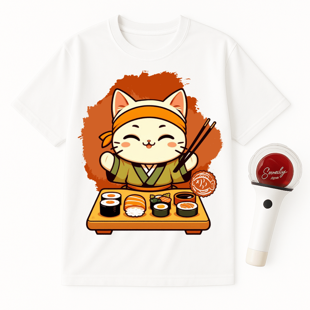 SUSHI CAT UNISEX T-SHIRT