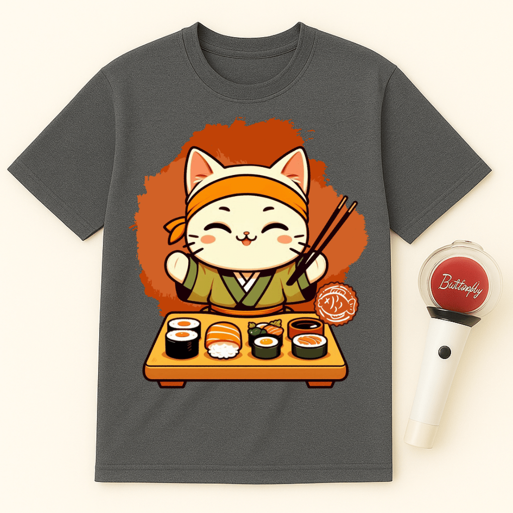 SUSHI CAT UNISEX T-SHIRT