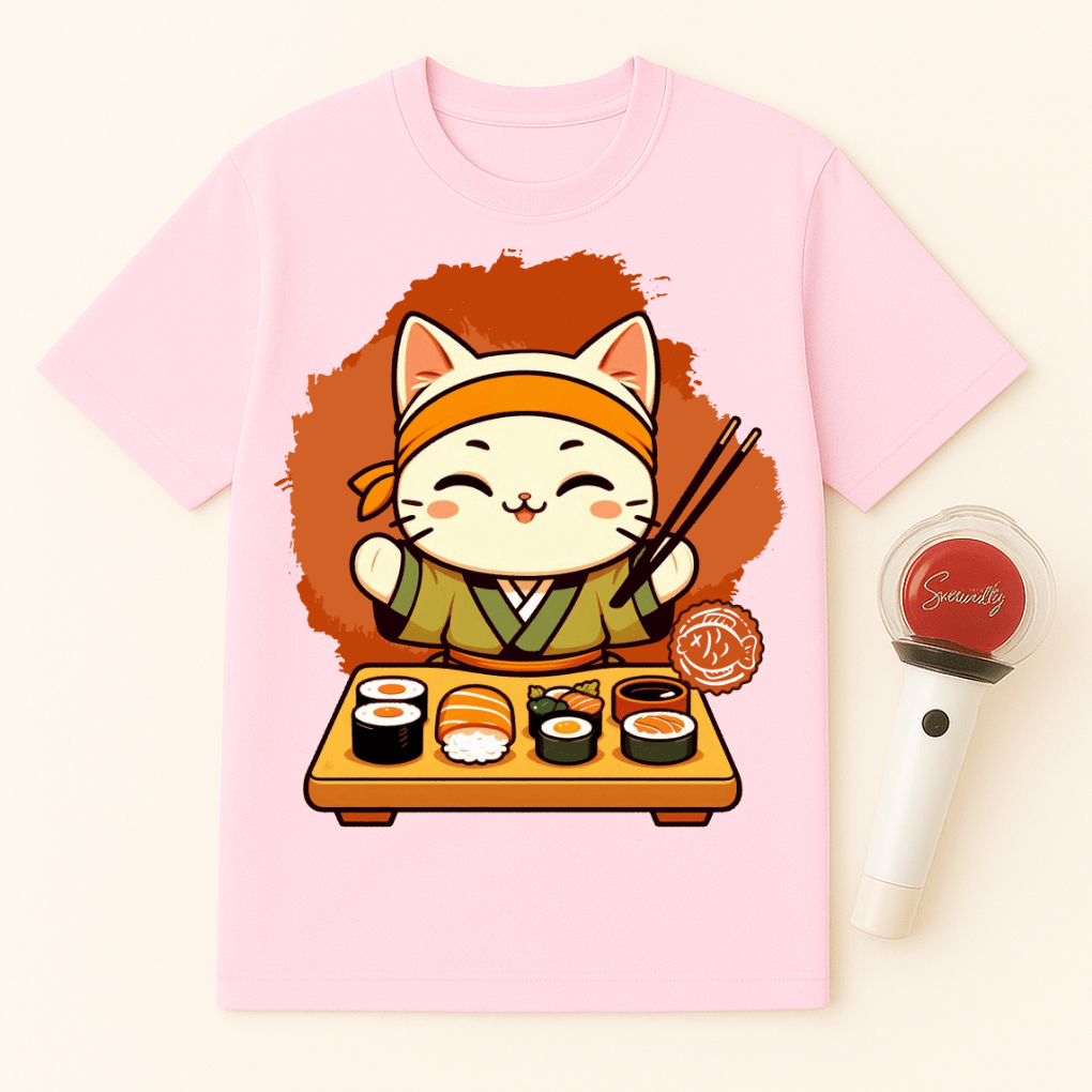 SUSHI CAT UNISEX T-SHIRT