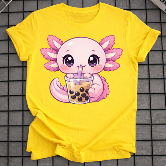 PINK AXOLOTL BOBA T-SHIRT