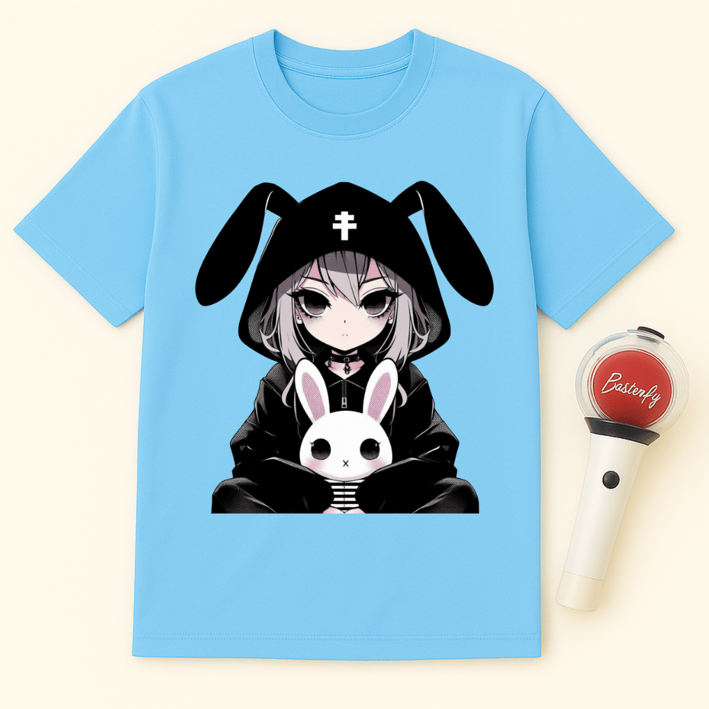 GOTHIC GIRL BUNNY UNISEX T-SHIRT