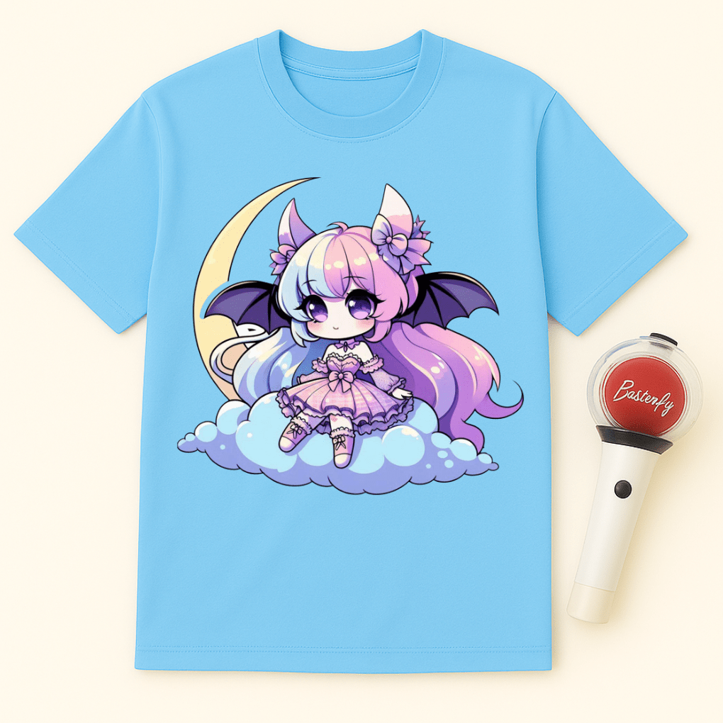 PASTEL GOTH CHIBI BAT GIRL UNISEX T-SHIRT