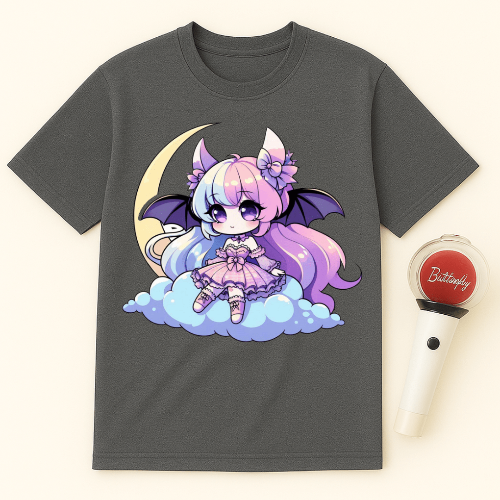 PASTEL GOTH CHIBI BAT GIRL UNISEX T-SHIRT