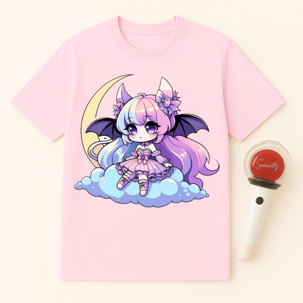 PASTEL GOTH CHIBI BAT GIRL UNISEX T-SHIRT
