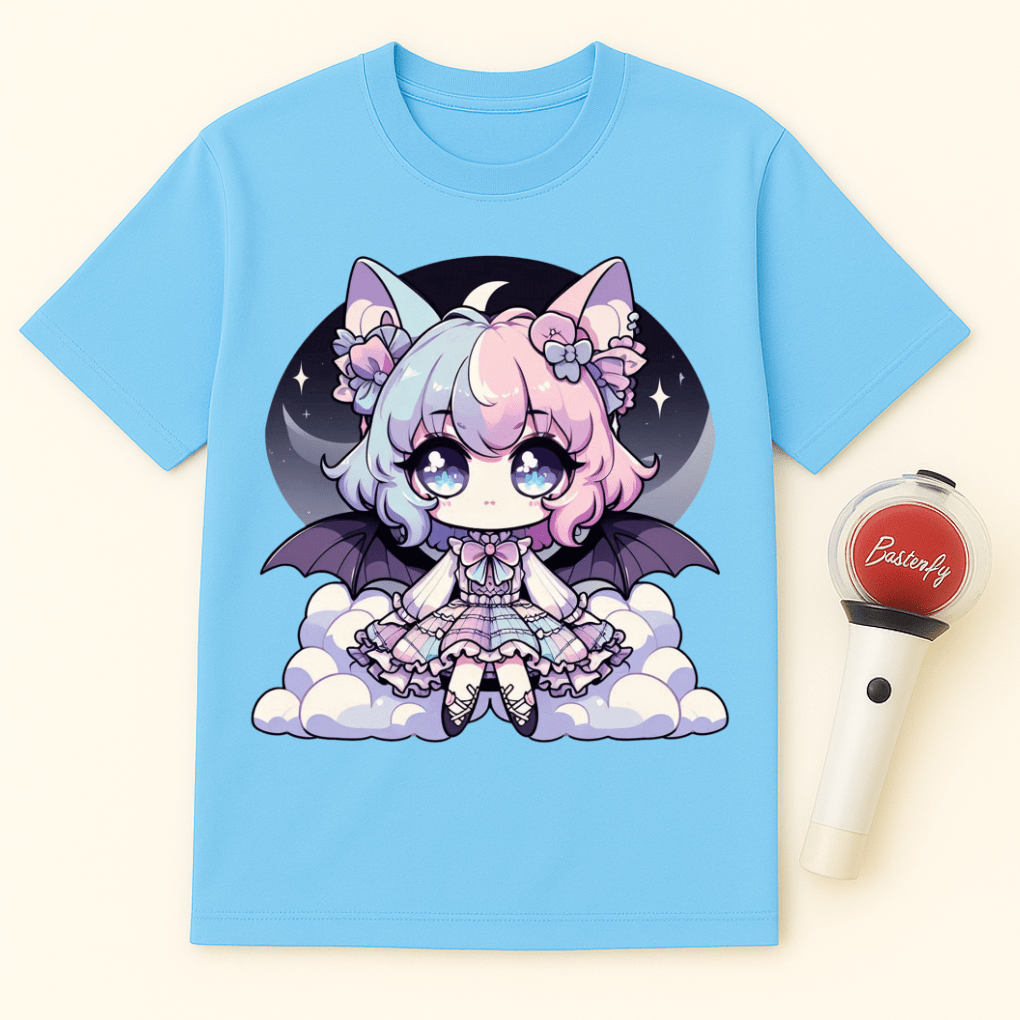 CHIBI BAT GIRL PASTEL GOTH UNISEX T-SHIRT
