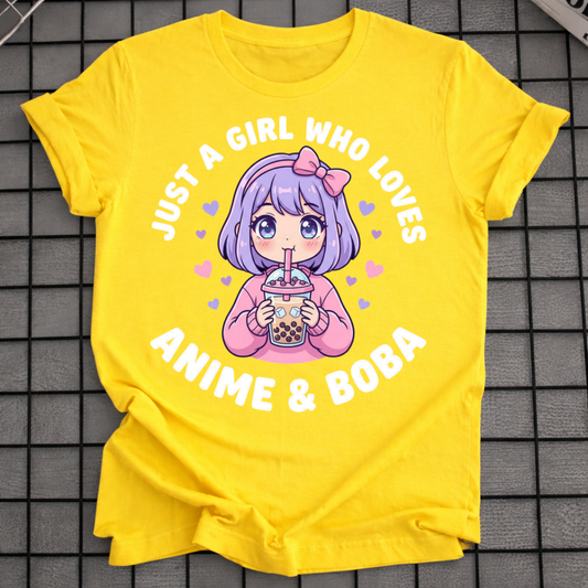 ANIME & BOBA T-SHIRT