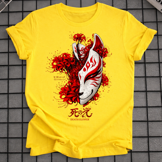 DEATH FLOWER MASK T-SHIRT