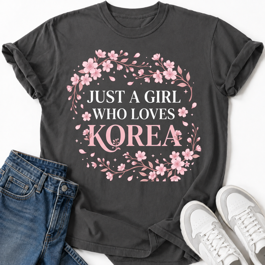 EIN MÄDCHEN, DAS KOREA LIEBT T-SHIRT