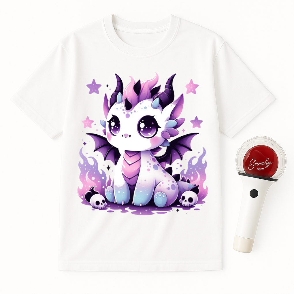 KAWAII PASTEL GOTH DRAGON UNISEX T-SHIRT