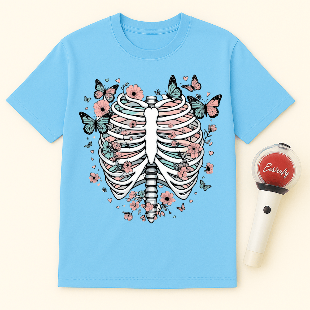 PASTEL GOTH RIB CAGE UNISEX T-SHIRT