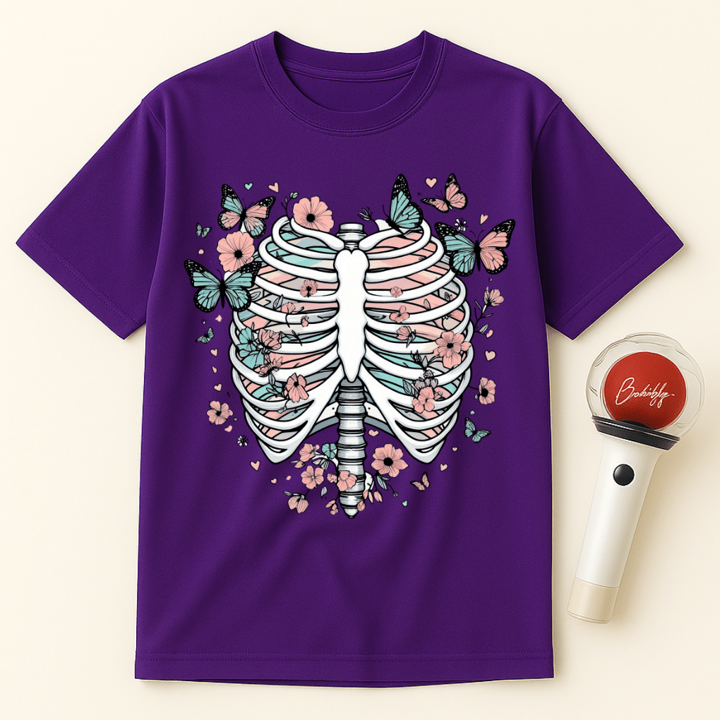 PASTEL GOTH RIB CAGE UNISEX T-SHIRT