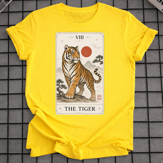 KOREAN TIGER TAROT CARD T-SHIRT