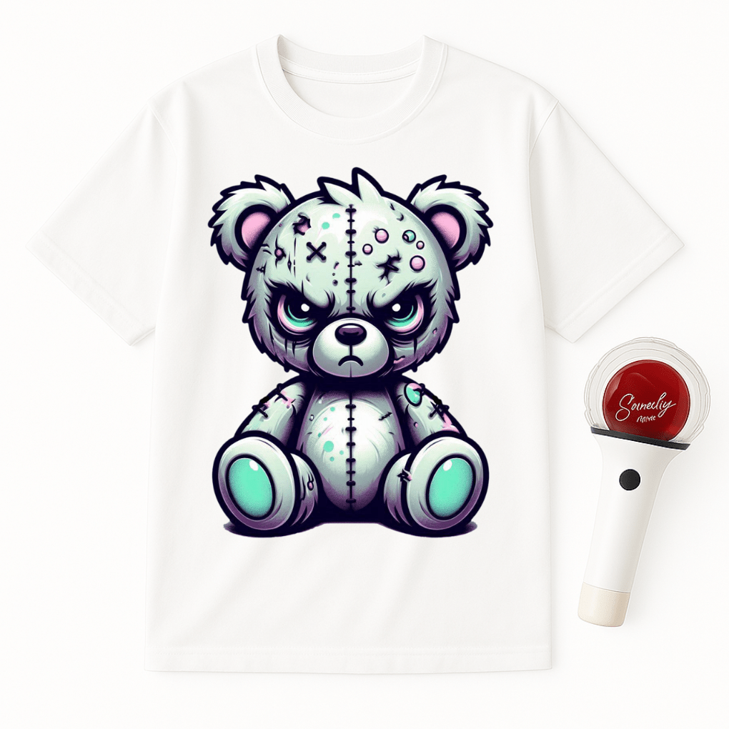 CREEPY TEDDY BEAR UNISEX T-SHIRT