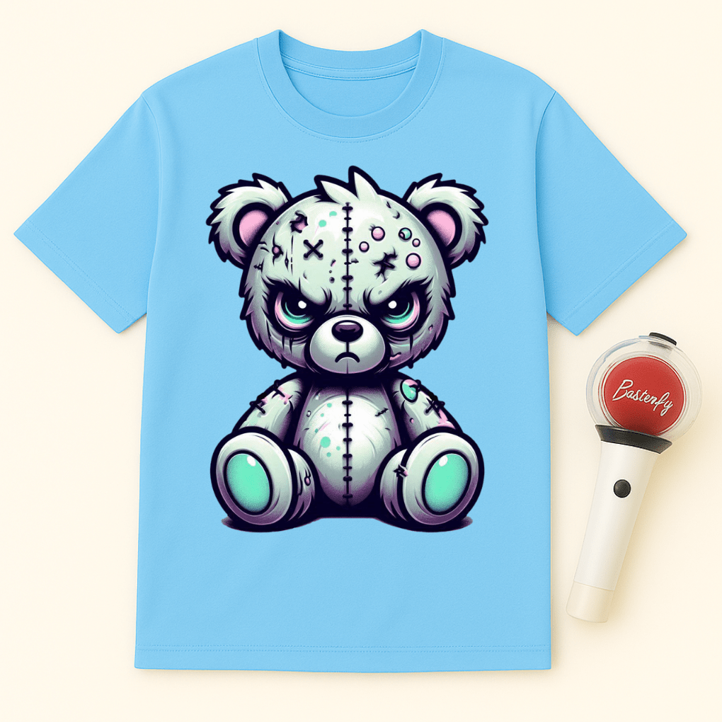 CREEPY TEDDY BEAR UNISEX T-SHIRT
