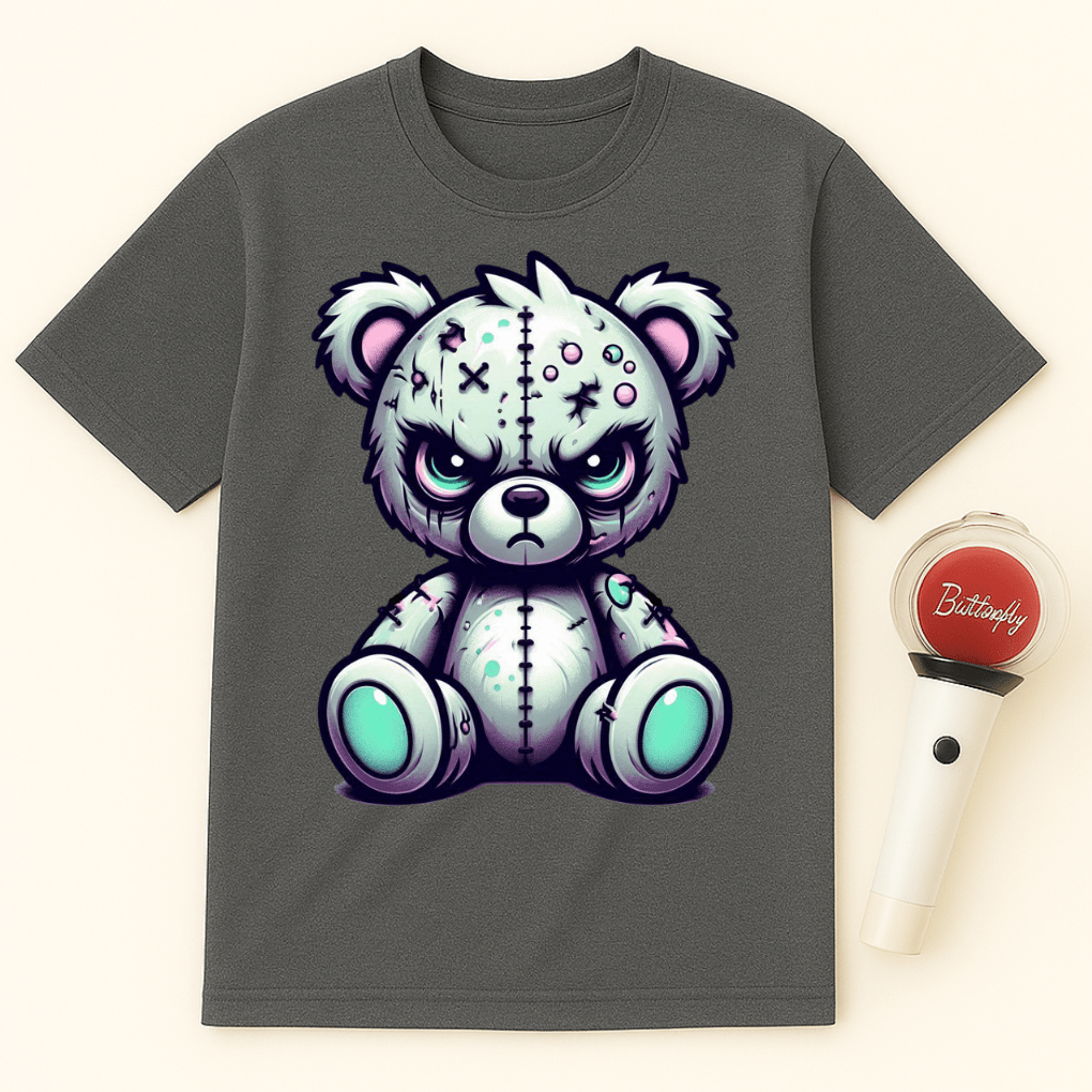 CREEPY TEDDY BEAR UNISEX T-SHIRT
