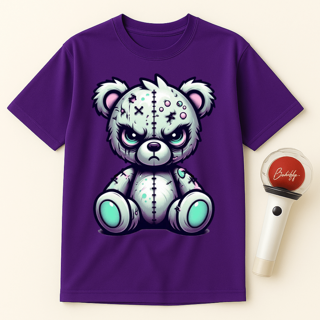 CREEPY TEDDY BEAR UNISEX T-SHIRT