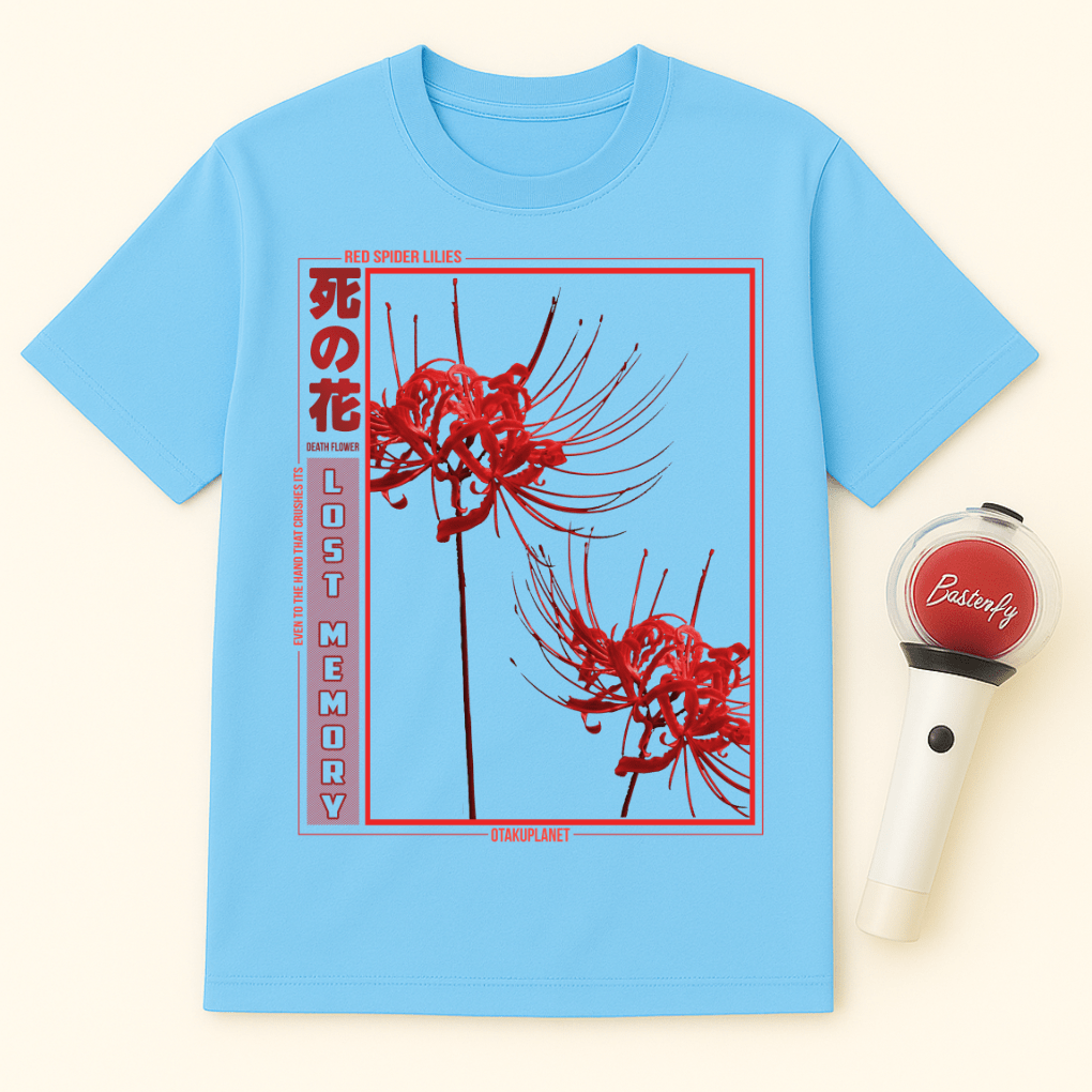 RED SPIDER LILIES JAPANESE STYLE UNISEX T-SHIRT