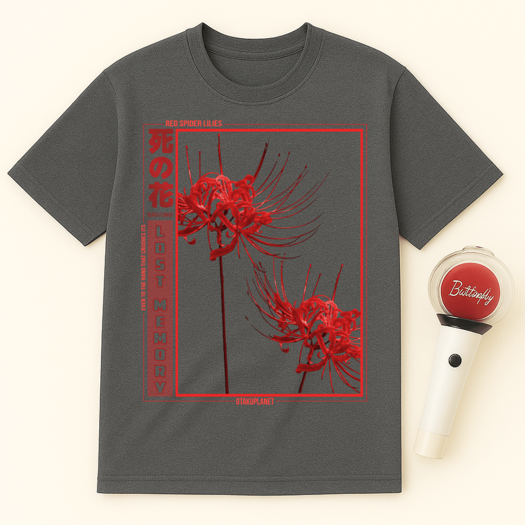 RED SPIDER LILIES JAPANESE STYLE UNISEX T-SHIRT