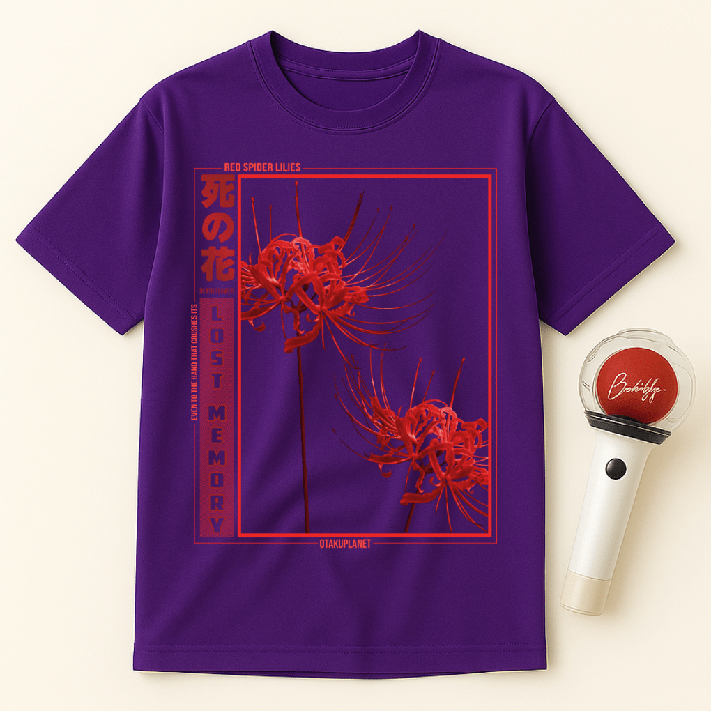RED SPIDER LILIES JAPANESE STYLE UNISEX T-SHIRT