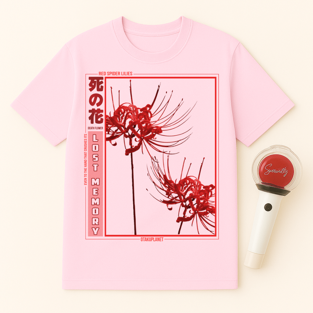 RED SPIDER LILIES JAPANESE STYLE UNISEX T-SHIRT