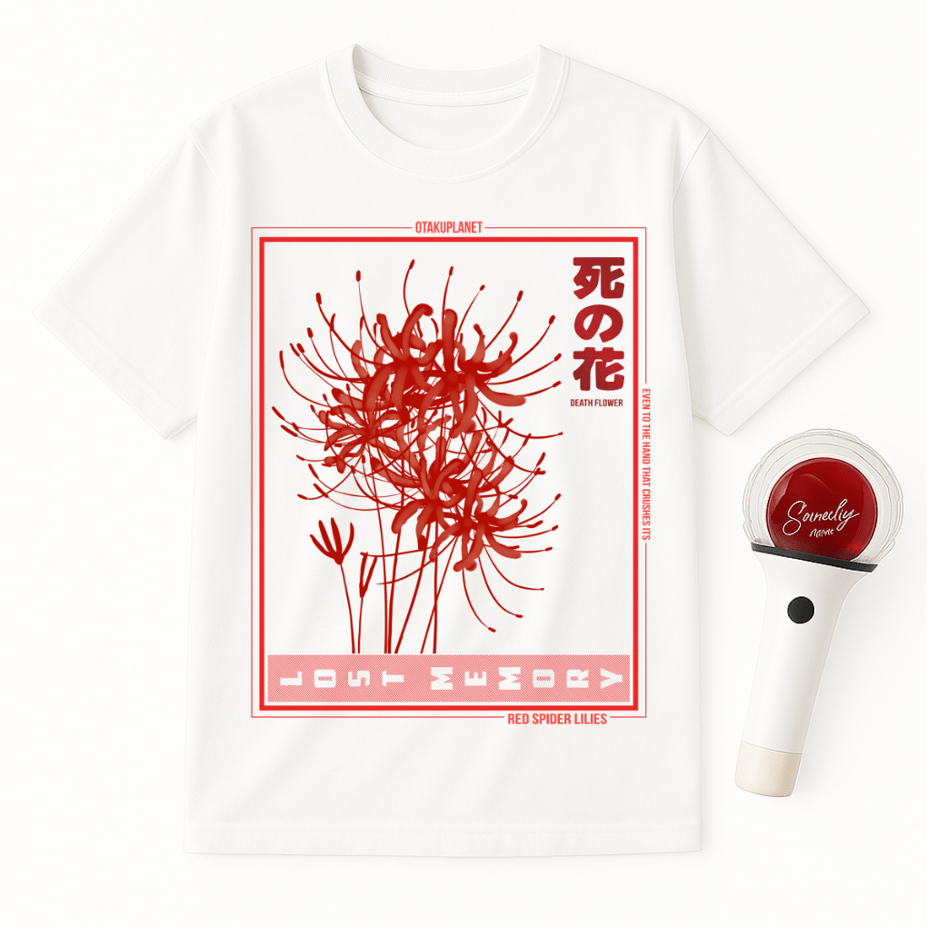 RED SPIDER LILIES DEATH FLOWER UNISEX T-SHIRT
