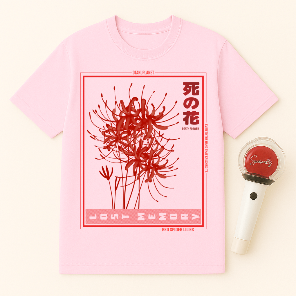 RED SPIDER LILIES DEATH FLOWER UNISEX T-SHIRT