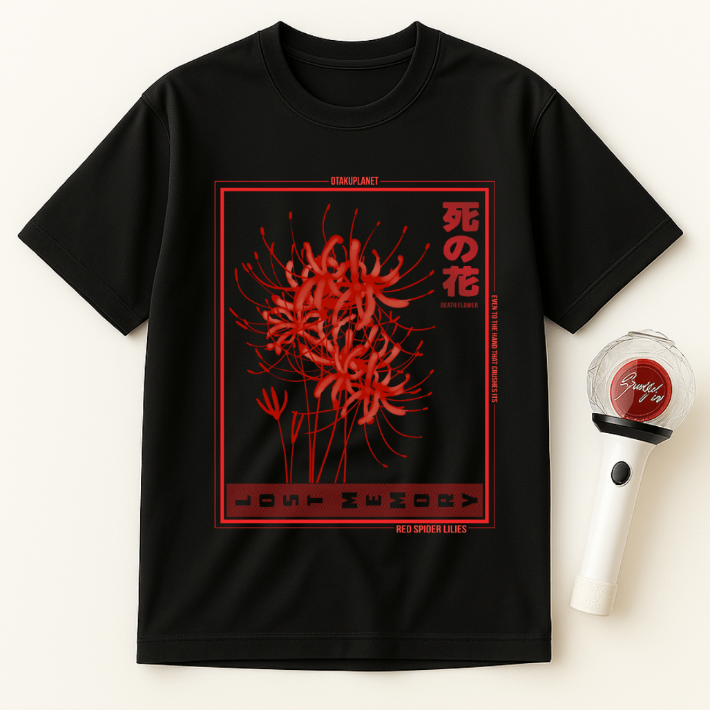 RED SPIDER LILIES DEATH FLOWER UNISEX T-SHIRT