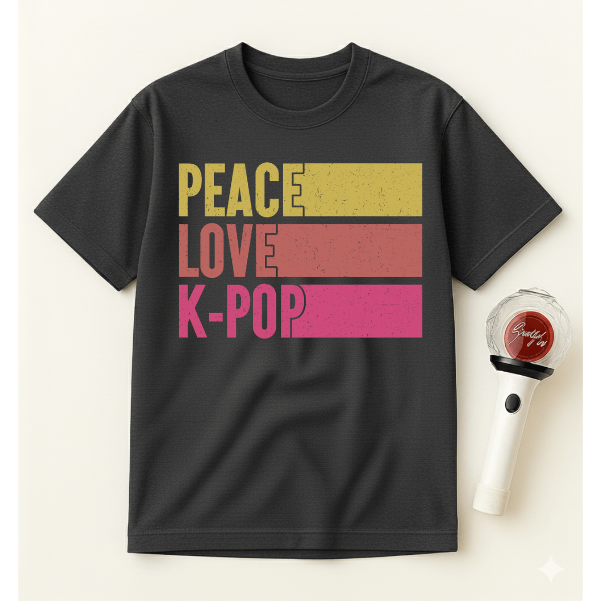PEACE LOVE K-POP T-SHIRT