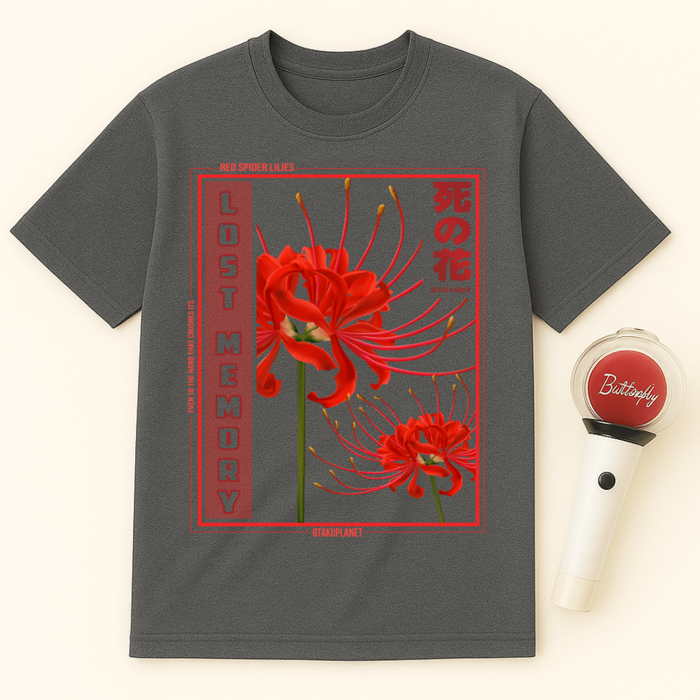 RED SPIDER LILIES UNISEX T-SHIRT