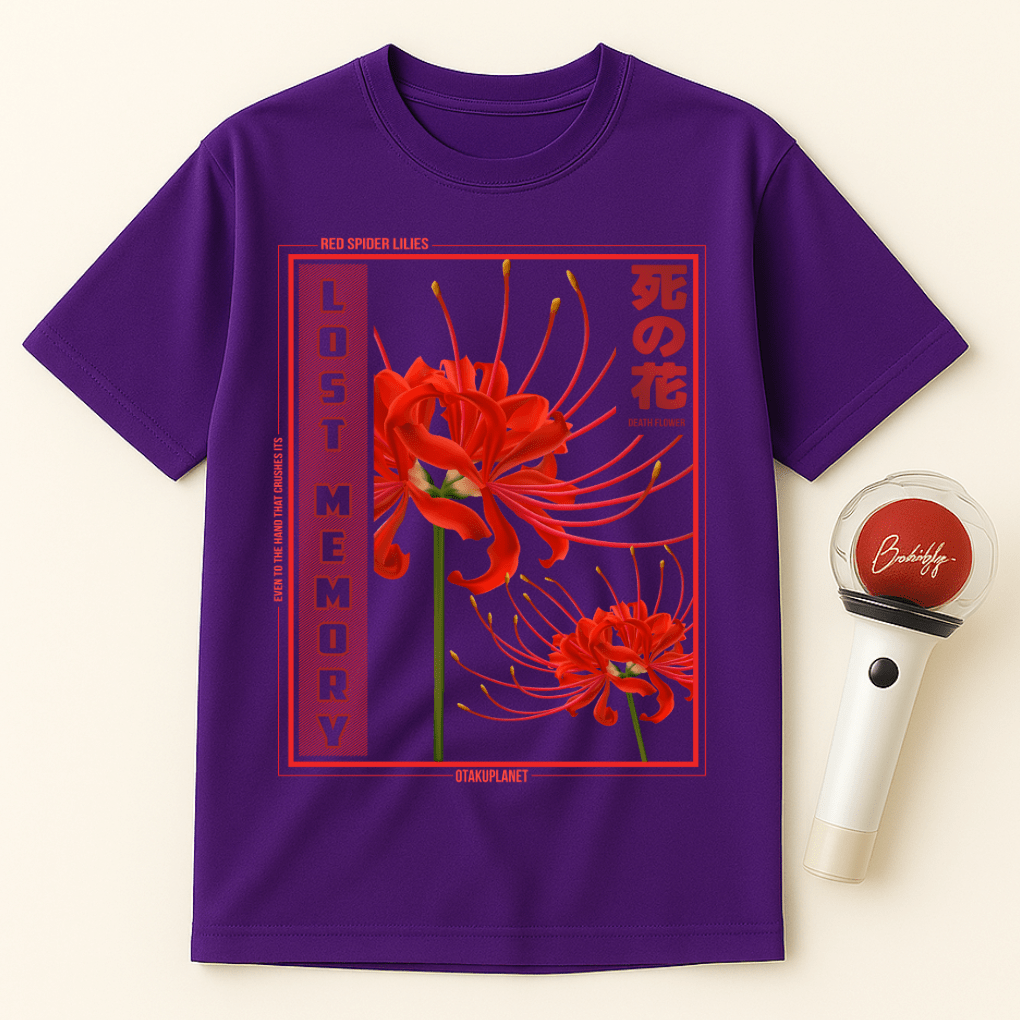 RED SPIDER LILIES UNISEX T-SHIRT