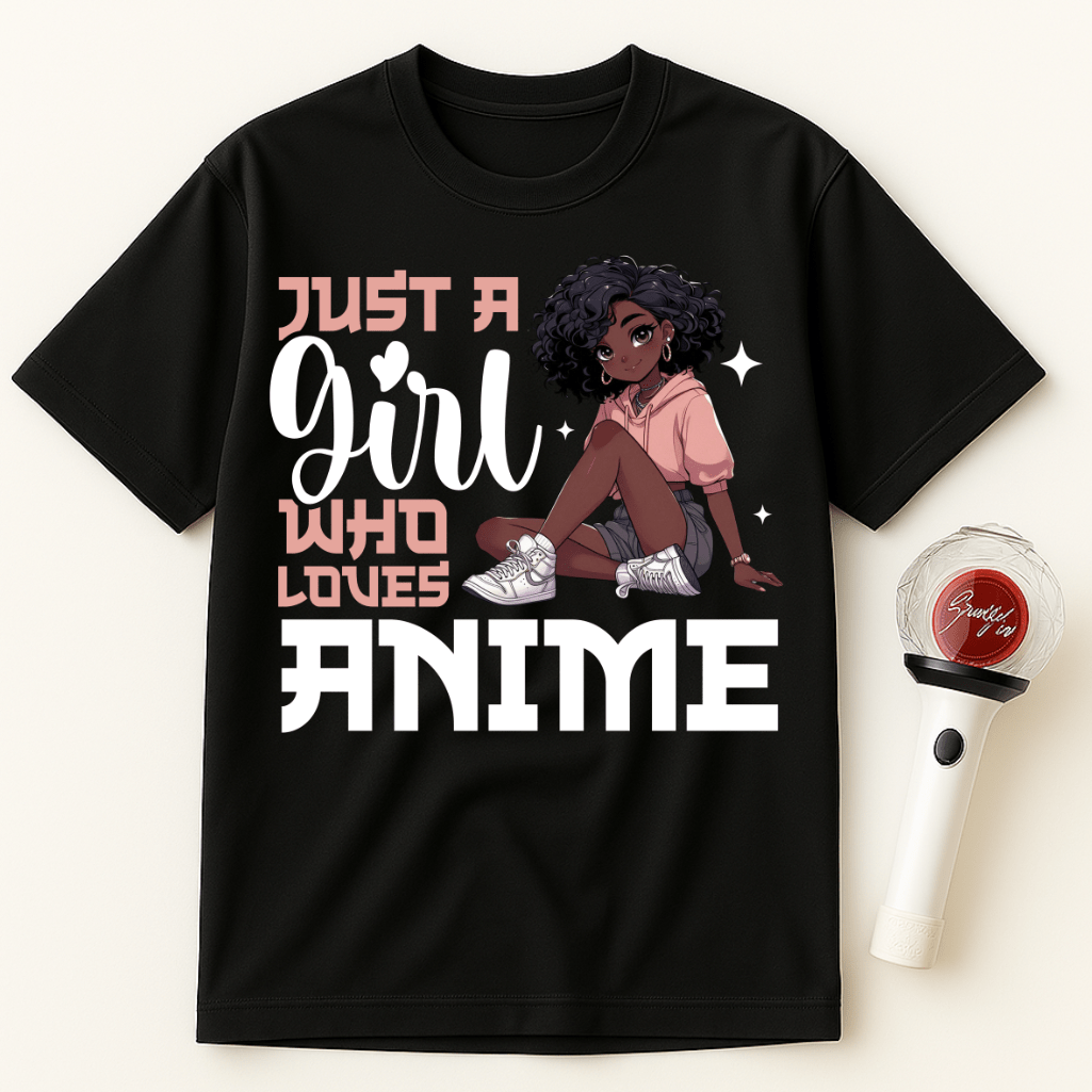 JUST A GIRL WHO LOVES ANIME UNISEX T-SHIRT