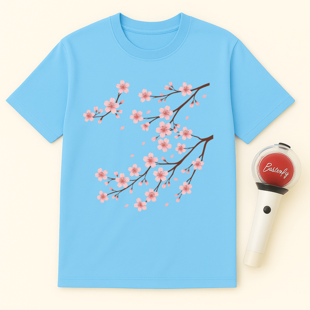 PINK SAKURA SPRAY UNISEX T-SHIRT