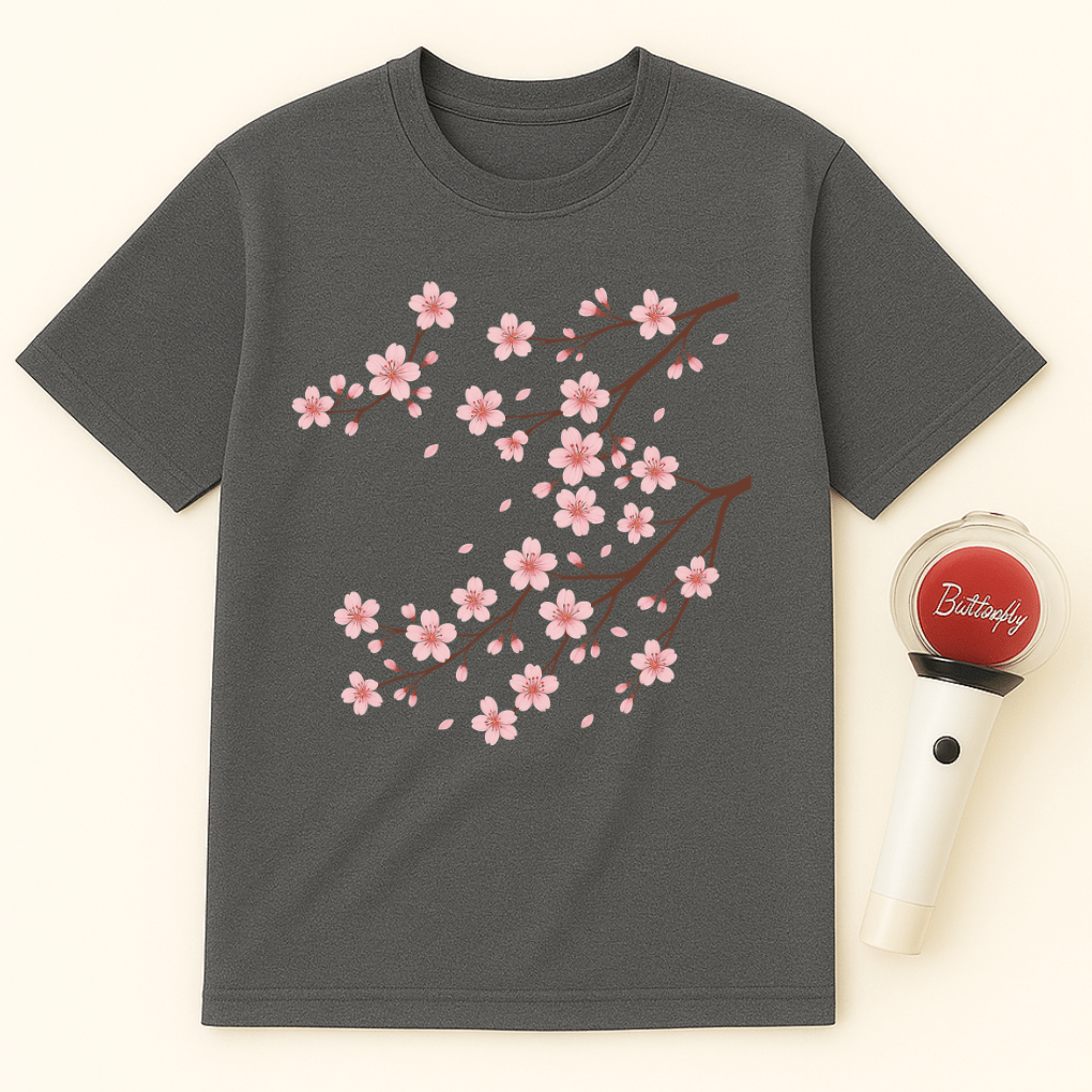PINK SAKURA SPRAY UNISEX T-SHIRT