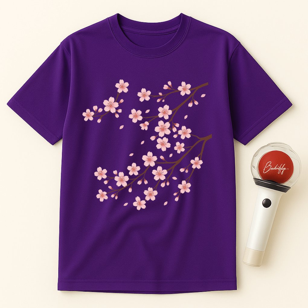 PINK SAKURA SPRAY UNISEX T-SHIRT