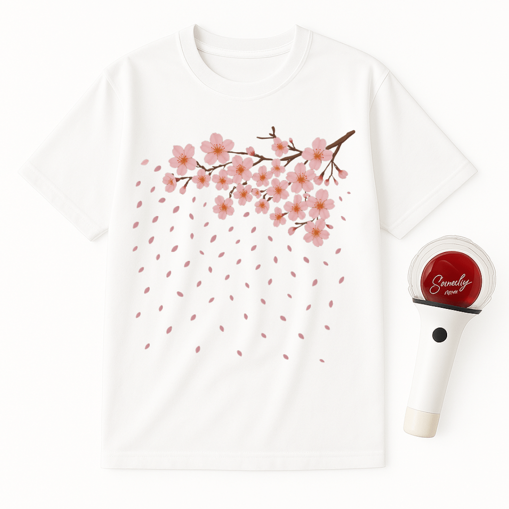 FALLING SAKURA PETALS UNISEX T-SHIRT
