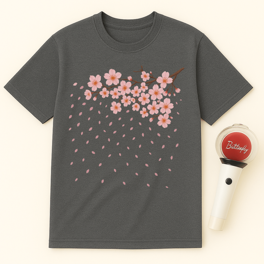 FALLING SAKURA PETALS UNISEX T-SHIRT