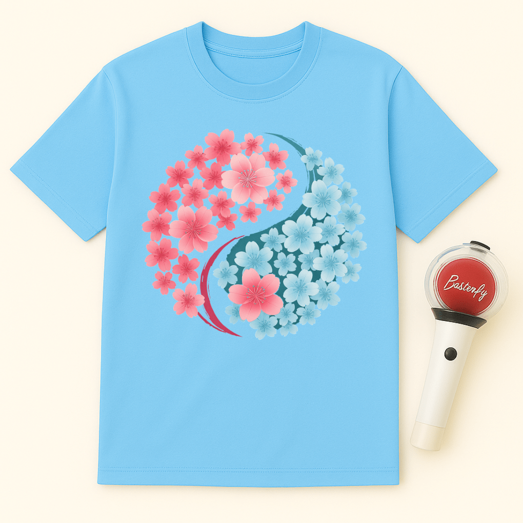 SAKURA YIN YANG UNISEX T-SHIRT