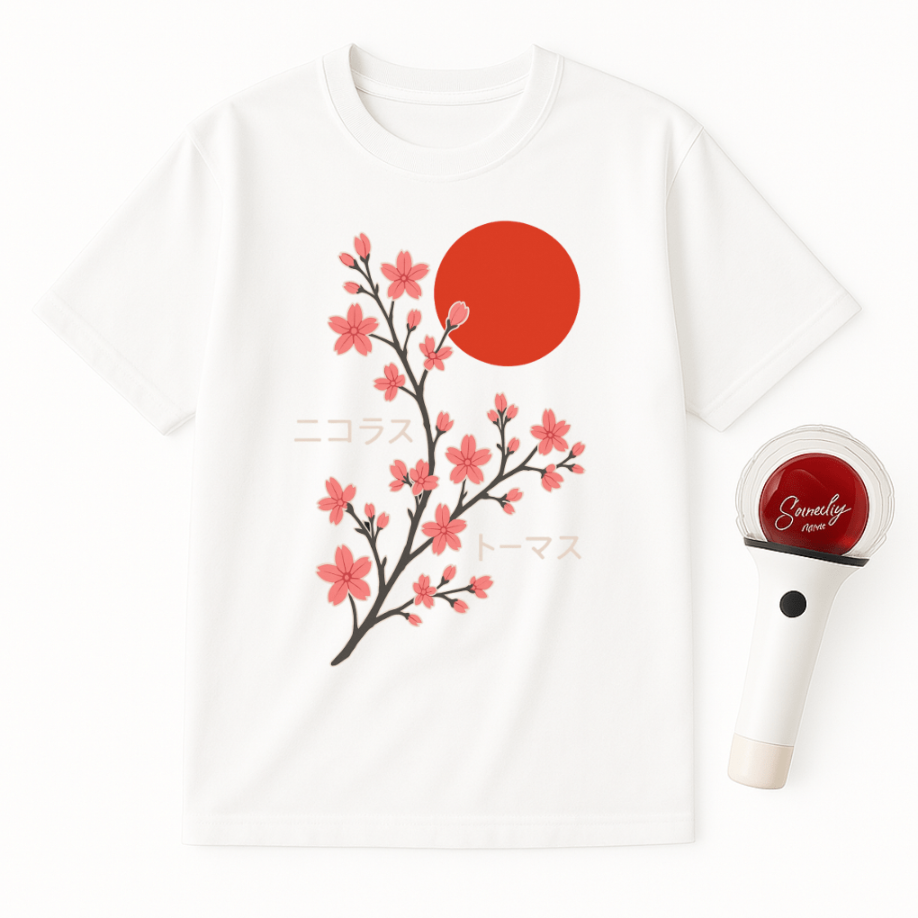 SAKURA RISING SUN UNISEX T-SHIRT