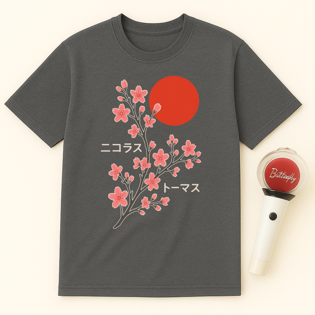 SAKURA RISING SUN UNISEX T-SHIRT