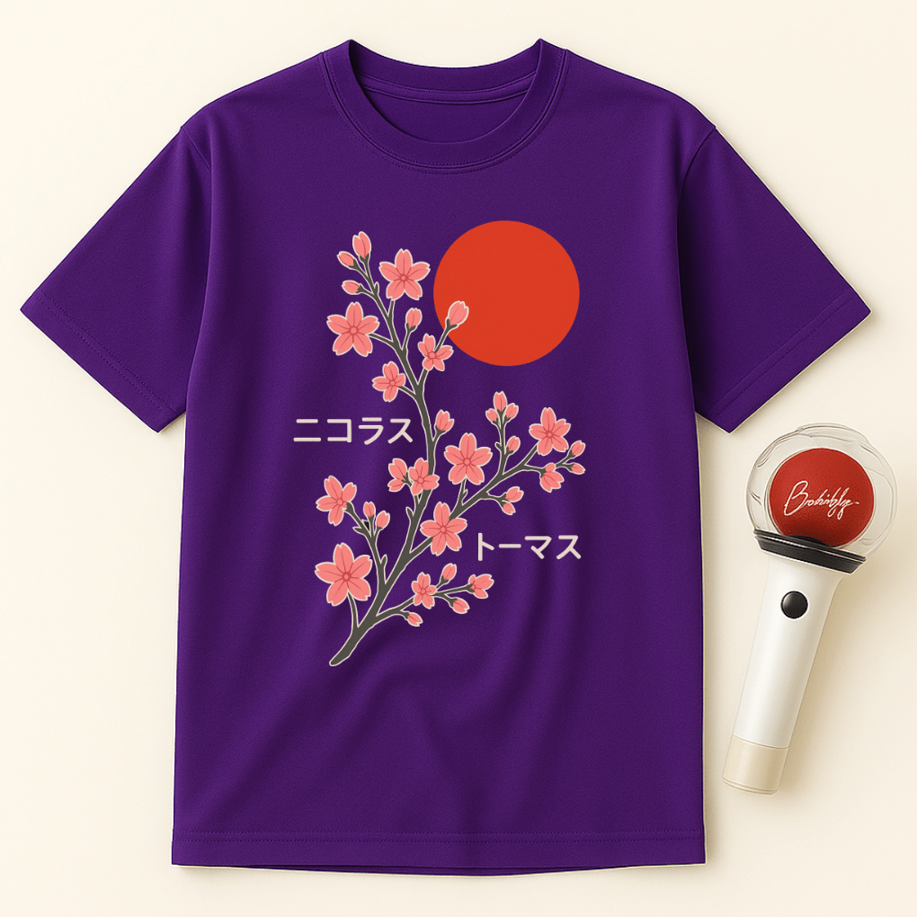 SAKURA RISING SUN UNISEX T-SHIRT