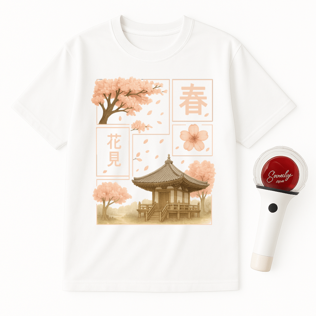 SAKURA TEMPLE VIEW UNISEX T-SHIRT
