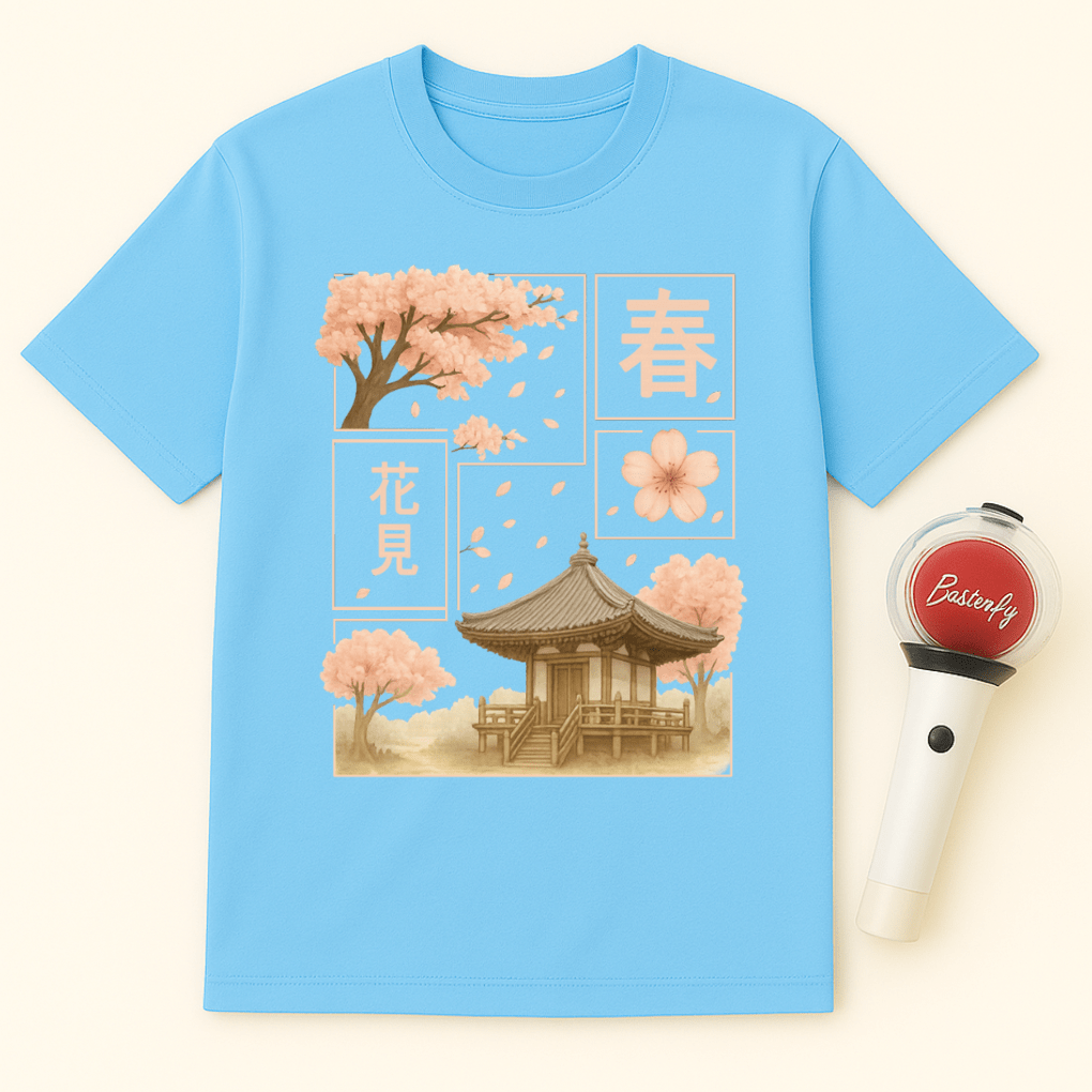 SAKURA TEMPLE VIEW UNISEX T-SHIRT