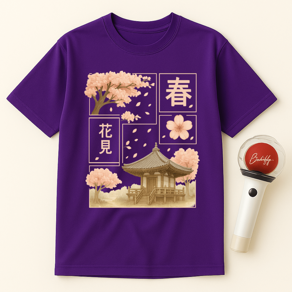 SAKURA TEMPLE VIEW UNISEX T-SHIRT