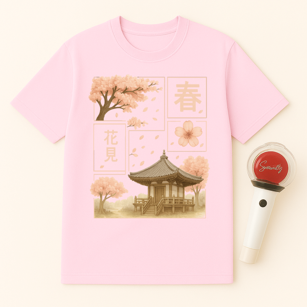 SAKURA TEMPLE VIEW UNISEX T-SHIRT