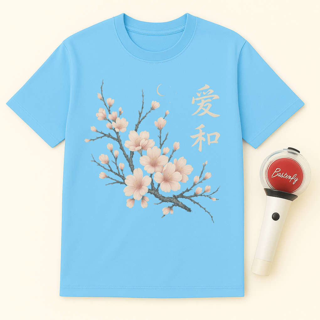 MOONLIT SAKURA UNISEX T-SHIRT