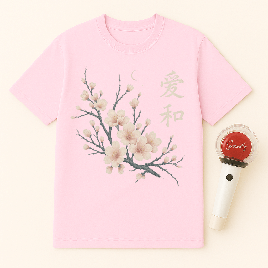 MOONLIT SAKURA UNISEX T-SHIRT
