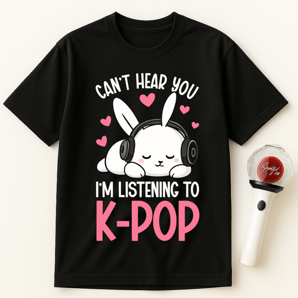 CAN’T HEAR YOU I’M LISTENING TO K-POP UNISEX T-SHIRT