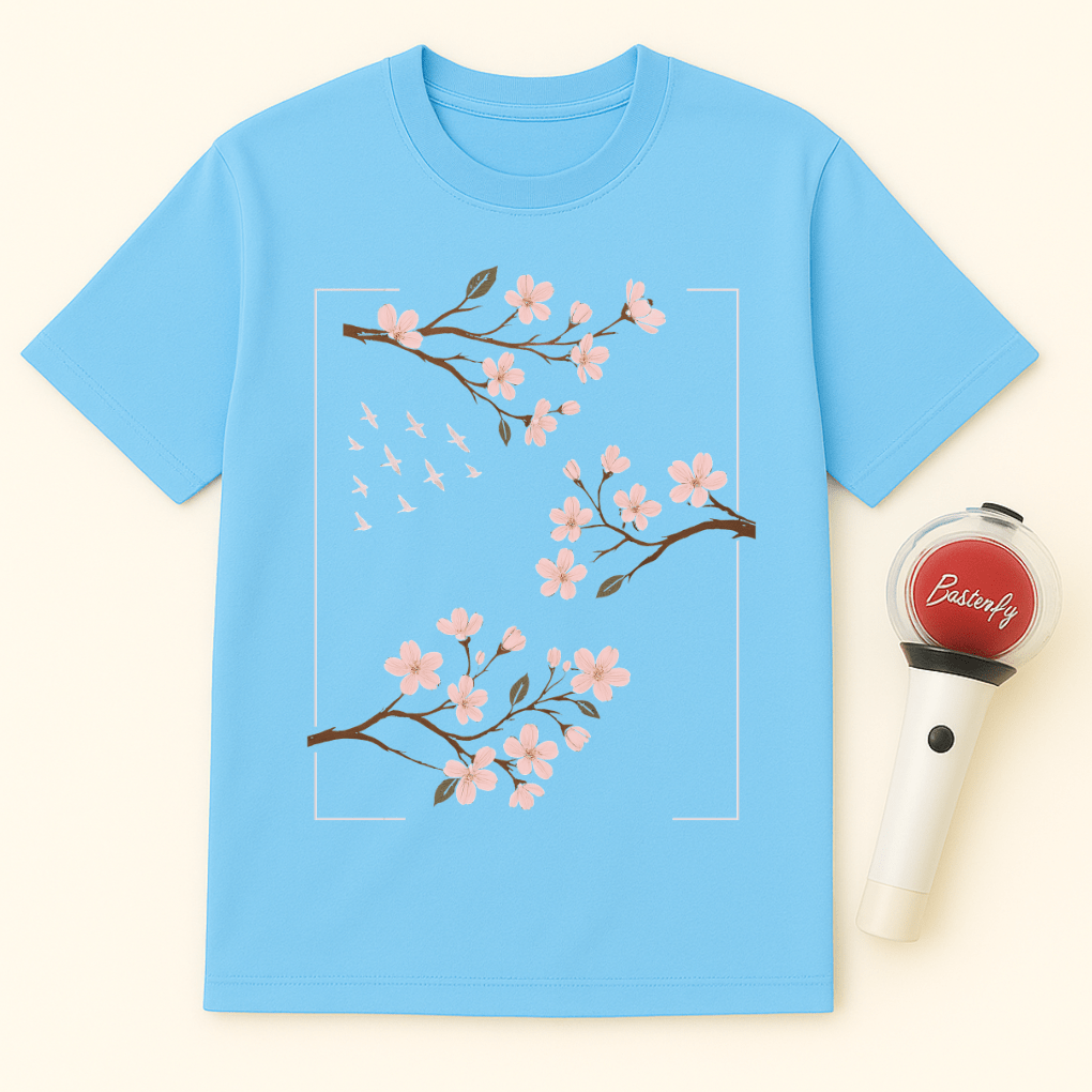 CHERRY BLOSSOM BRANCHES UNISEX T-SHIRT