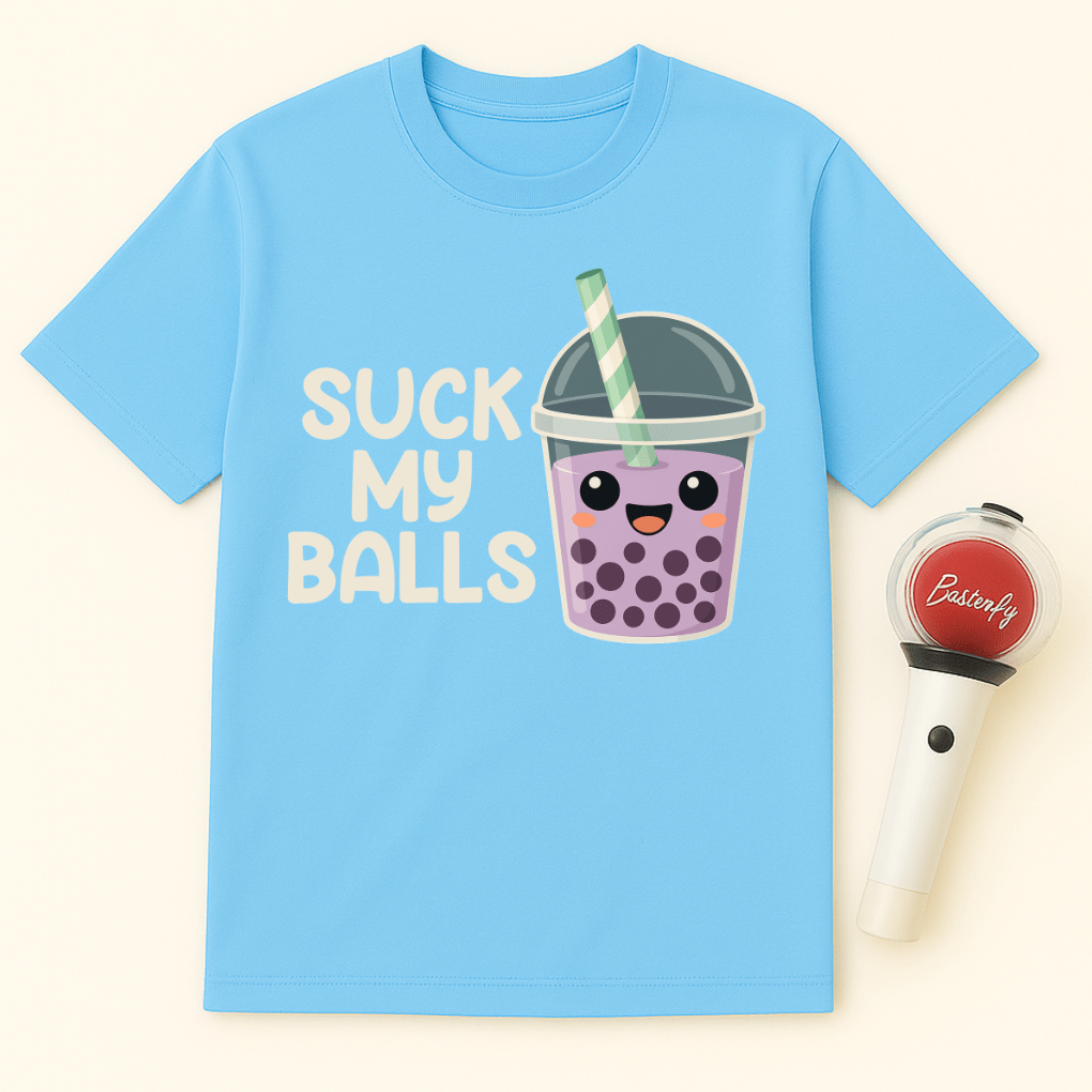 BUBBLE TEA BALLS UNISEX T-SHIRT